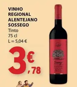 E.Leclerc vinho regional alentejano sossego promoção