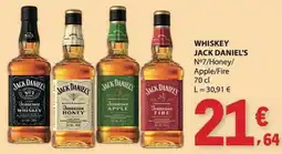 E.Leclerc Whiskey Jack Daniels promoção