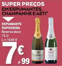 E.Leclerc Espumante Raposeira Reserva doce promoção