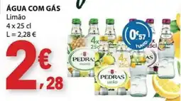 E.Leclerc Água com gás limão pedras promoção