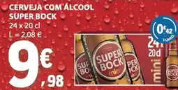 E.Leclerc Cerveja com álcool super bock mini promoção