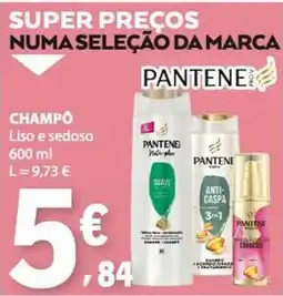 E.Leclerc Pantene champô liso e sedoso promoção