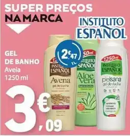 E.Leclerc Gel de banho aveia instituto espanhol promoção