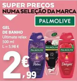 E.Leclerc gel de banho palmolive promoção