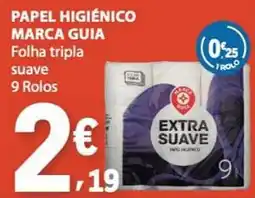 E.Leclerc Papel higiénico marca guia promoção