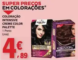 E.Leclerc Palette coloração intensiva creme color promoção