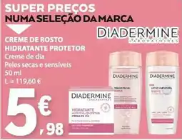 E.Leclerc Creme de rosto hidratante protetor diadermine promoção
