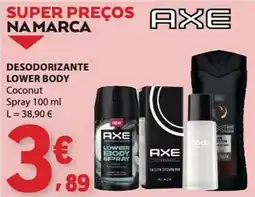 E.Leclerc Axe desodorante lower body coconut promoção