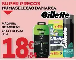 E.Leclerc Máquina de barbear gillette labs + estojo promoção