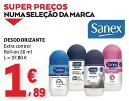 E.Leclerc Sanex desodorante extra control promoção
