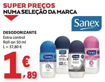 E.Leclerc Sanex desodorante extra control promoção
