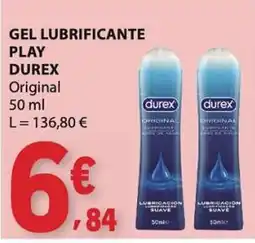 E.Leclerc Gel lubrificante play durex original promoção