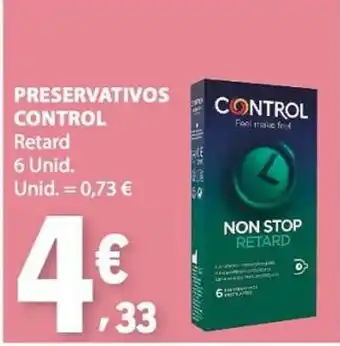 E.Leclerc preservativos control retard promoção