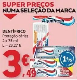 E.Leclerc Dentífrico aquafresh promoção