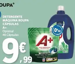 E.Leclerc Detergente máquina roupa cápsulas a+ optimal promoção