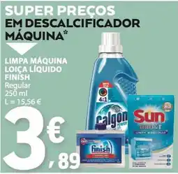 E.Leclerc Limpa máquina loica líquido finish promoção