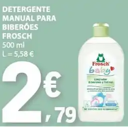 E.Leclerc Detergente manual para biberões frosch promoção