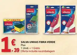 E.Leclerc Vileda salva unhas fibra verde plus promoção