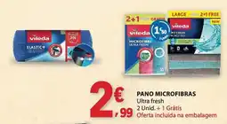 E.Leclerc Pano microfibras vileda ultra fresh promoção