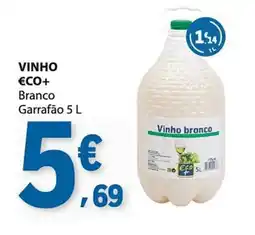E.Leclerc Vinho eco+ branco promoção