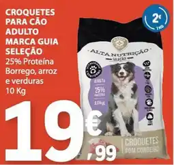 E.Leclerc Croquetes para cão adulto marca guia seleção promoção