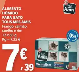 E.Leclerc Alimento húmido para gato tous mes amis promoção