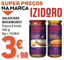 E.Leclerc Salsichas bockwurst izidoro promoção