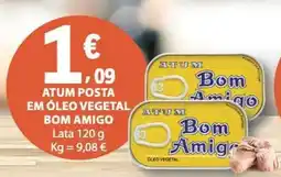E.Leclerc atum posta em óleo vegetal bom amigo promoção