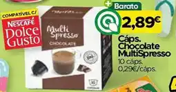 Supermercados Preços Baixos Nescafé Dolce Gusto Multi Spresso Chocolate promoção