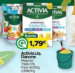Supermercados Preços Baixos Activia Líq. Danone promoção