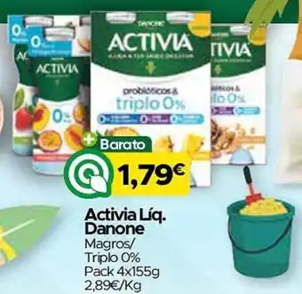 Supermercados Preços Baixos Activia Líq. Danone promoção