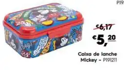 Americana Caixa de lanche Mickey promoção