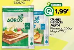 Supermercados Preços Baixos Queijo Fatiado Agros promoção