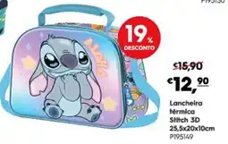 Americana Lancheira térmica Stitch 3D promoção