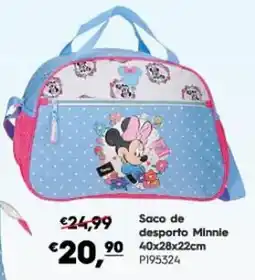 Americana Saco de desporto Minnie promoção