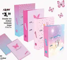 Americana Dossier A4 Ambar lombada larga promoção