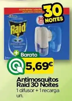 Supermercados Preços Baixos Antimosquitos Raid 30 Noites promoção