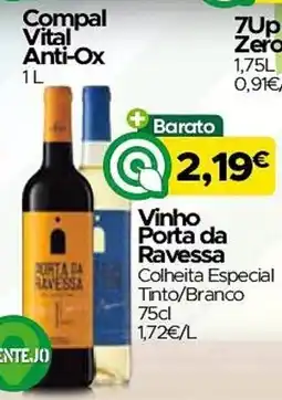 Supermercados Preços Baixos Vinho Porta da Ravessa promoção