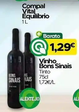 Supermercados Preços Baixos Compal Vital Equilíbrio promoção