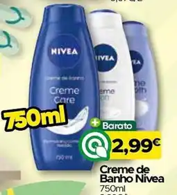 Supermercados Preços Baixos Creme de Banho Nivea promoção