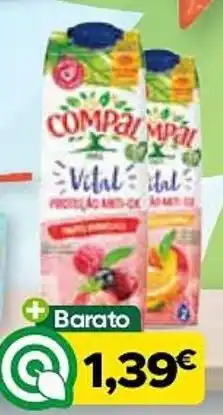 Supermercados Preços Baixos Compal Vital promoção