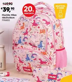 Americana Mochila milan promoção