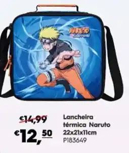 Americana Lancheira térmica Naruto promoção