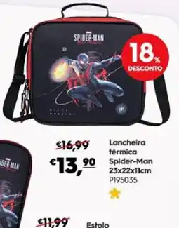 Americana Lancheira térmica Spider-Man promoção