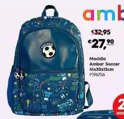 Americana Mochila Ambar Soccer promoção