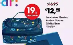 Americana Lancheira térmica Ambar Soccer promoção