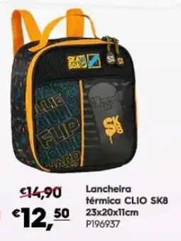 Americana Lancheira térmica CLIO SK8 promoção