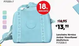 Americana Lancheira térmica Ambar Moonflower promoção