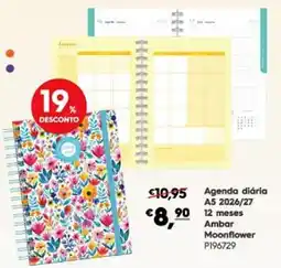 Americana Agenda diária Ambar Moonflower promoção
