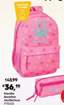 Americana Mochila Benetton promoção